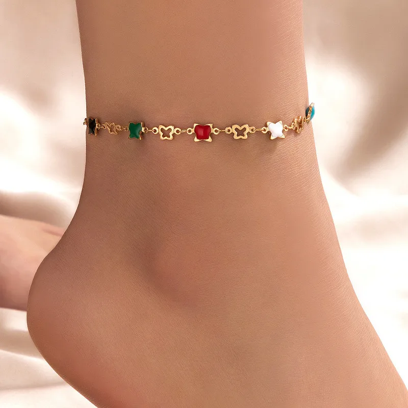 Boho Luxus Kristall Fuß Kette Fußkettchen Für Frauen Charme Schmetterling Quaste Anhänger Fußkettchen Sandalen Barfuß Strand Fuß Braut Schmuck Boho Luxus Kristall Fuß Kette Fußkettchen Für Frauen Charme Schmetterling Quaste Anhänger Fußkettchen Sandalen Barfuß Strand Fuß Braut Schmuck - Image 6
