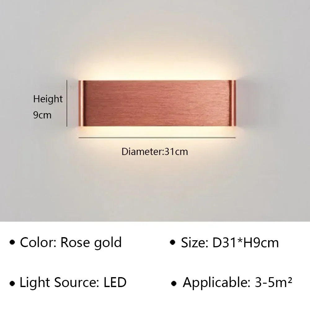 Moderne Led-Wandleuchte Für Nachttisch, Wohnzimmer, Treppen, Gang, Badezimmer, Heimdekoration, Wandleuchte, Innenbeleuchtung, Glanz Moderne Led-Wandleuchte Für Nachttisch, Wohnzimmer, Treppen, Gang, Badezimmer, Heimdekoration, Wandleuchte, Innenbeleuchtung, Glanz - Image 22