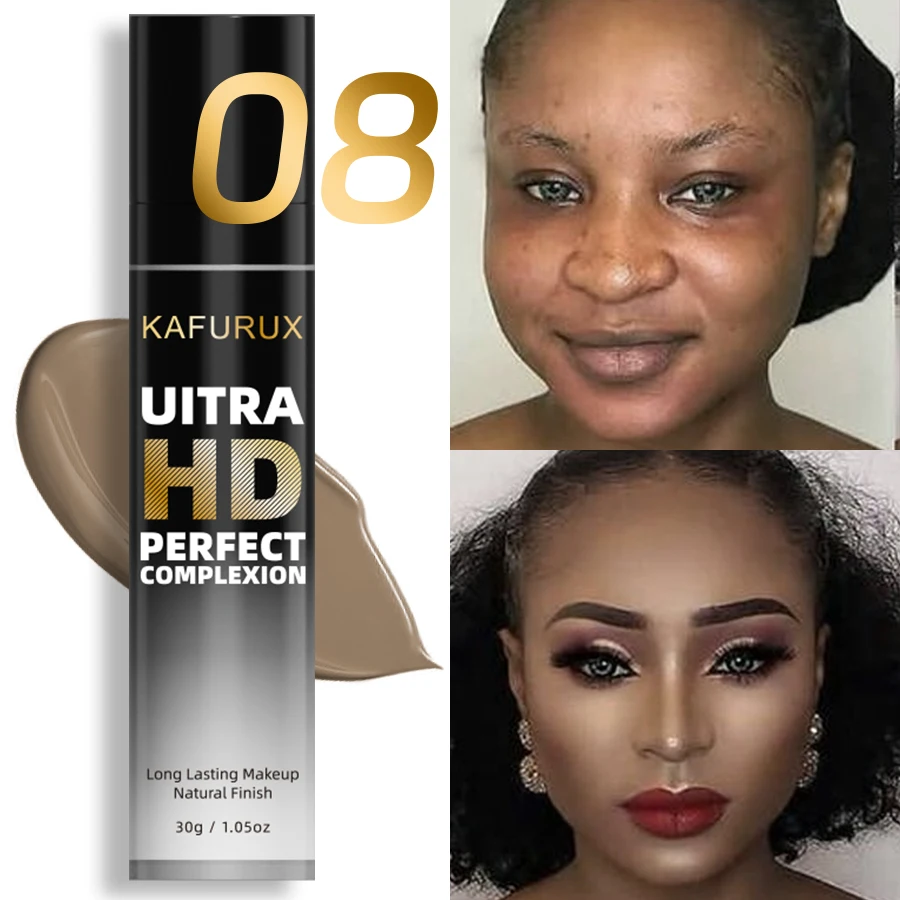8-Farben Gesichts-Foundation-Creme Ölkontrollierend Wasserfest Natürliche Bb-Creme Langanhaltender Concealer Flüssige Volle Abdeckung Matt Basis-Make-Up 8-Farben Gesichts-Foundation-Creme Ölkontrollierend Wasserfest Natürliche Bb-Creme Langanhaltender Concealer Flüssige Volle Abdeckung Matt Basis-Make-Up - Image 8