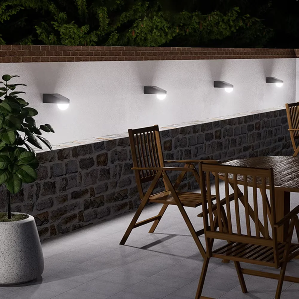 Solar-Zaunleuchten Für Den Außenbereich, Ip65, Wasserdichte Wandleuchten, Dämmerung Bis Morgendämmerung, Deckleuchte Für Hinterhofgeländer, Stufe, Terrasse, Treppengeländer Solar-Zaunleuchten Für Den Außenbereich, Ip65, Wasserdichte Wandleuchten, Dämmerung Bis Morgendämmerung, Deckleuchte Für Hinterhofgeländer, Stufe, Terrasse, Treppengeländer - Image 5