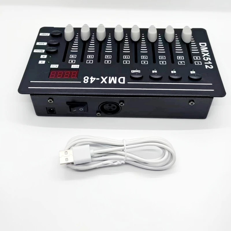 Dmx Lichtsteuerpult 48 Kanal – Dmx512 Controller Für Bühne, Party Und Events Dmx Lichtsteuerpult 48 Kanal – Dmx512 Controller Für Bühne, Party Und Events - Image 3