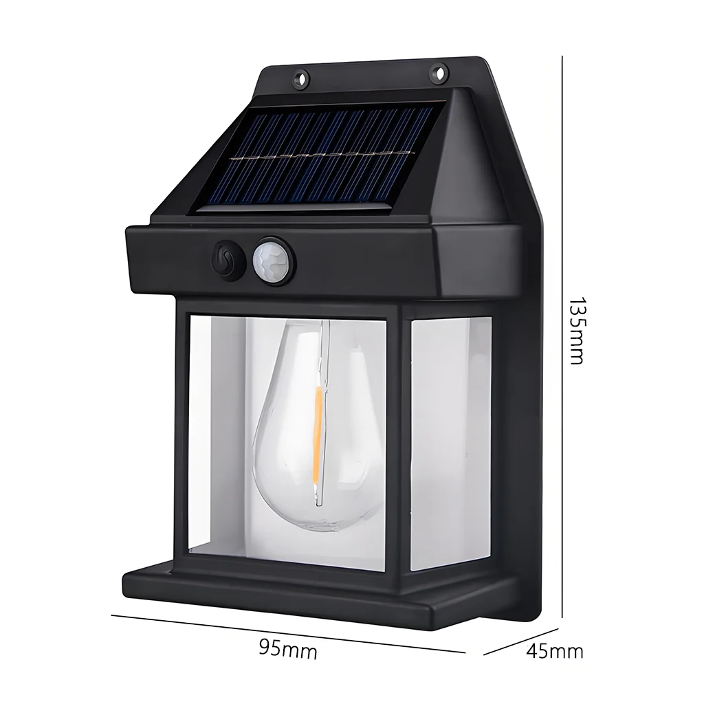 Solarbetriebene Wasserdichte Led-Wandleuchte Für Den Außenbereich, Leistungsstarke Solarenergielampe Mit Lichtsensor Für Garten, Hof, Zaun, Hausdekoration Solarbetriebene Wasserdichte Led-Wandleuchte Für Den Außenbereich, Leistungsstarke Solarenergielampe Mit Lichtsensor Für Garten, Hof, Zaun, Hausdekoration - Image 8