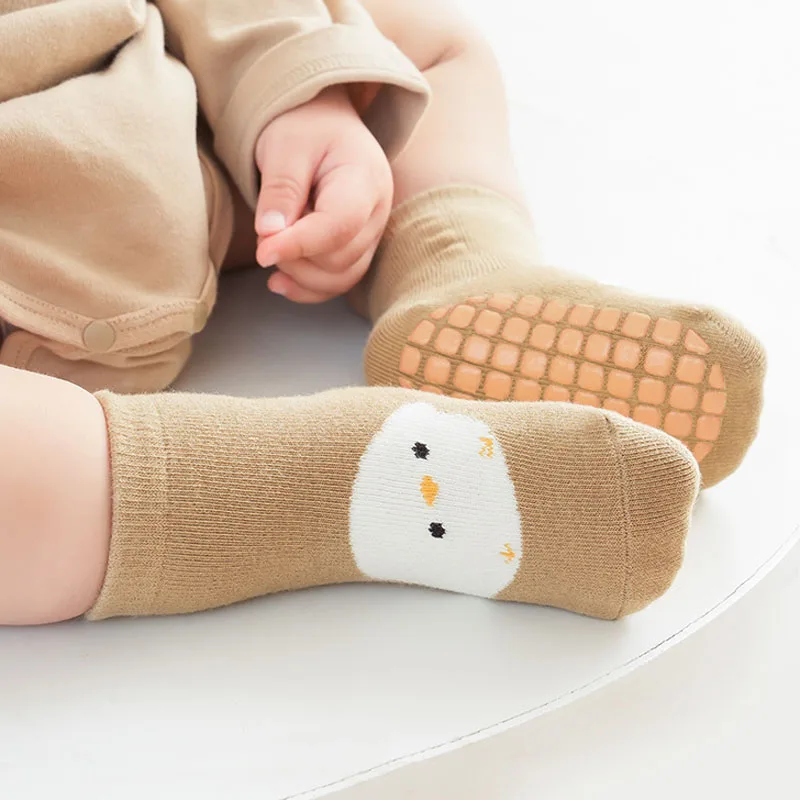 6 Pairs Kids Non-Slip Socks Cute Cartoon Fox And Bear Pattern Childrens Boys Girls Floor Socks Comfortable For Toddler 6 Pairs Kids Non-Slip Socks Cute Cartoon Fox And Bear Pattern Childrens Boys Girls Floor Socks Comfortable For Toddler - Image 3