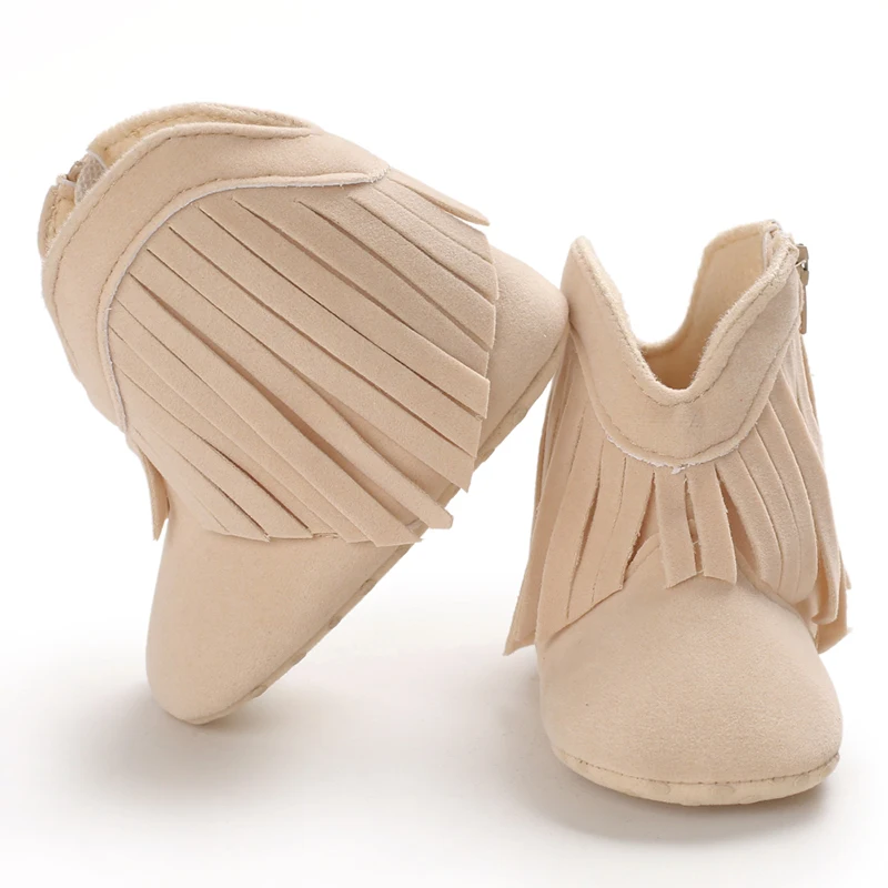 Toddler Footwear Boots Newborns Prewalkers For Unisex Baby Boys Girls Winter Keep Warm Moccasins Tassel Footwear Shoes 0-18M Toddler Footwear Boots Newborns Prewalkers For Unisex Baby Boys Girls Winter Keep Warm Moccasins Tassel Footwear Shoes 0-18M - Image 5