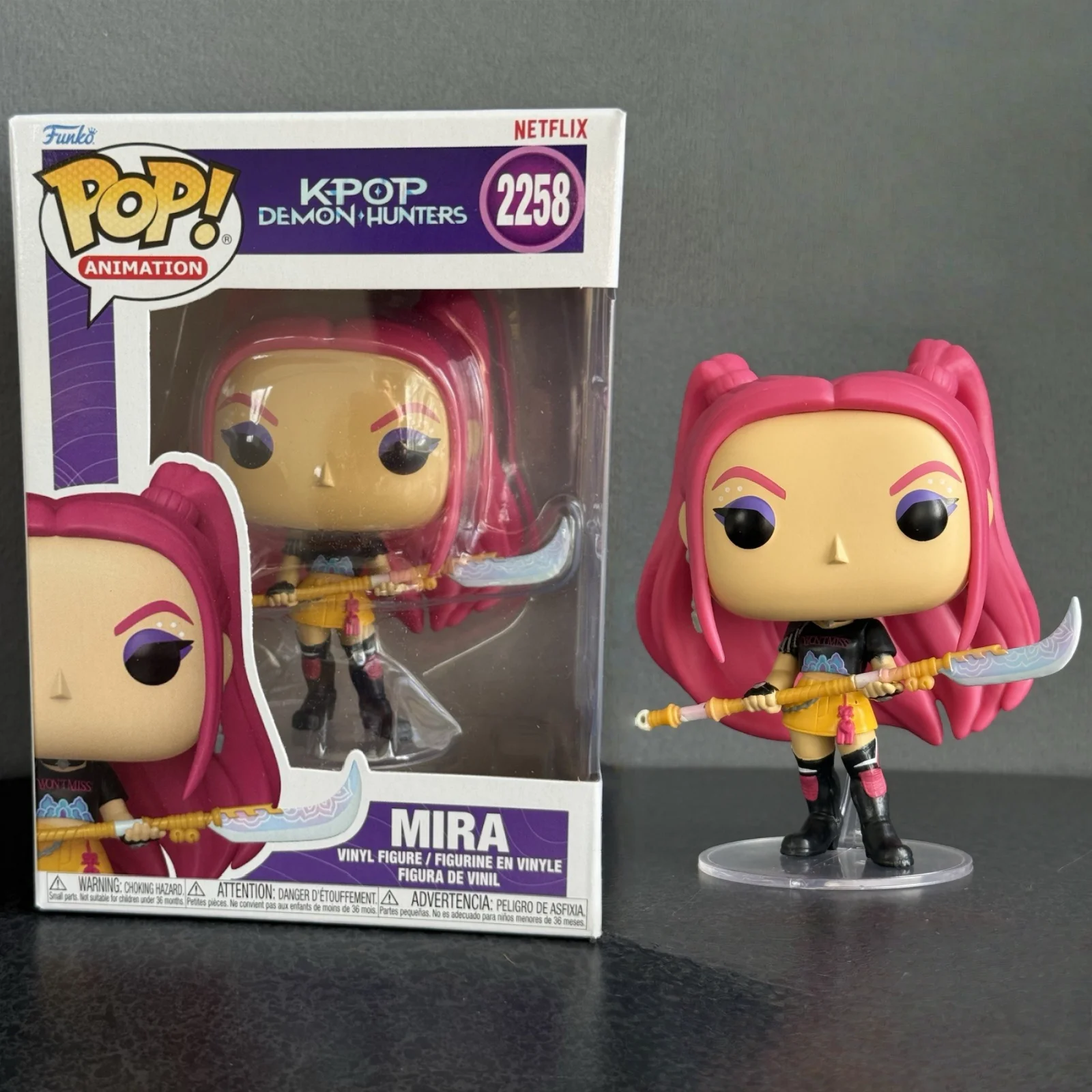 Funko Pop! Kpop Dämonenjäger Mira Figur # 2258 Offizielle Authentische 4,4-Zoll-Figuren In Limitierter Auflage, Kpop-Fans, Modellgeschenk, Spielzeug Funko Pop! Kpop Dämonenjäger Mira Figur # 2258 Offizielle Authentische 4,4-Zoll-Figuren In Limitierter Auflage, Kpop-Fans, Modellgeschenk, Spielzeug