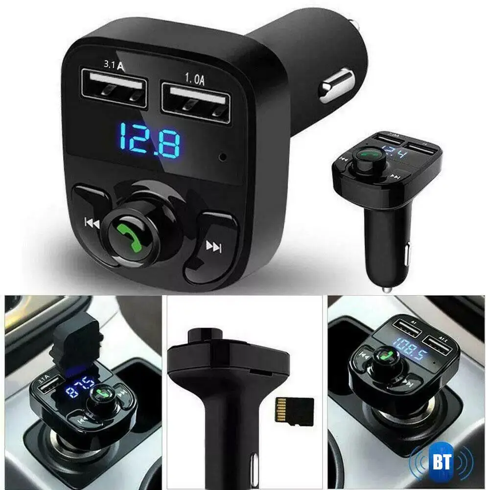 Bluetooth Fm Transmitter &Amp; Mp3-Player – Kabelloser Auto-Adapter Mit Freisprechfunktion, Dual-Usb-Ladeanschlüssen Und Musikstreaming Bluetooth Fm Transmitter &Amp; Mp3-Player – Kabelloser Auto-Adapter Mit Freisprechfunktion, Dual-Usb-Ladeanschlüssen Und Musikstreaming - Image 4