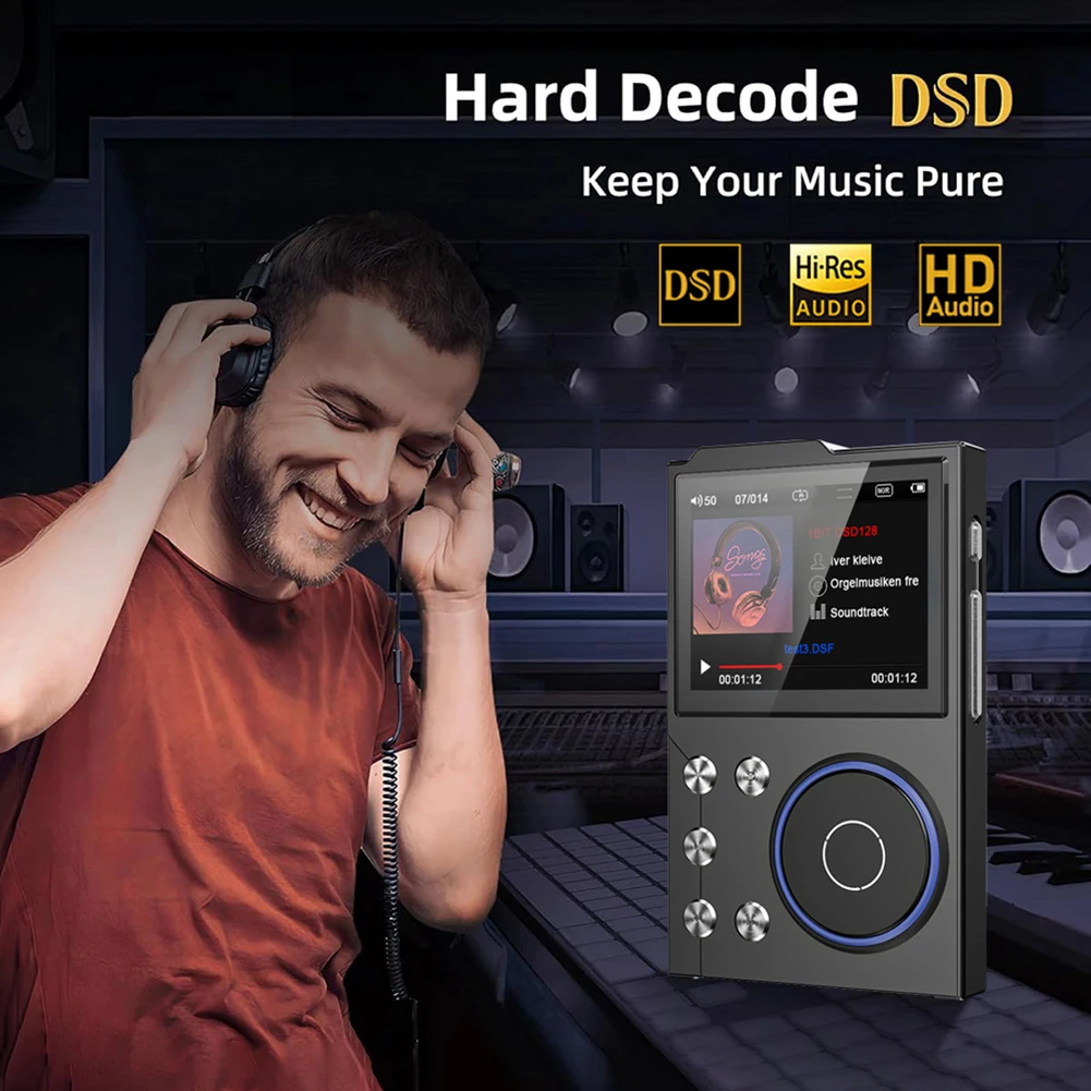 Tragbarer Hifi-Mp3-Musikplayer Mit Bluetooth 5.3 – Digitaler Audioplayer Für Hochwertige Musikwiedergabe Unterwegs Tragbarer Hifi-Mp3-Musikplayer Mit Bluetooth 5.3 – Digitaler Audioplayer Für Hochwertige Musikwiedergabe Unterwegs - Image 5