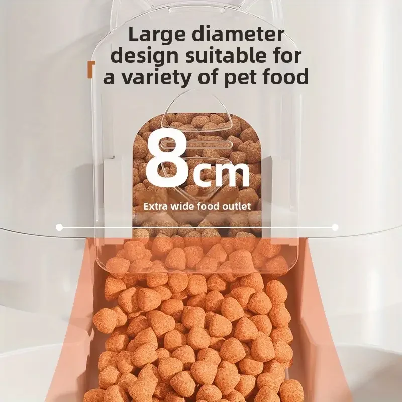 Automatischer Wasserspender Für Katzen Und Hunde Mit Integriertem Futterbecken, Keine Batterien Erforderlich, Automatischer Futterspender Für Haustiere, Einteiliges Design Automatischer Wasserspender Für Katzen Und Hunde Mit Integriertem Futterbecken, Keine Batterien Erforderlich, Automatischer Futterspender Für Haustiere, Einteiliges Design - Image 4