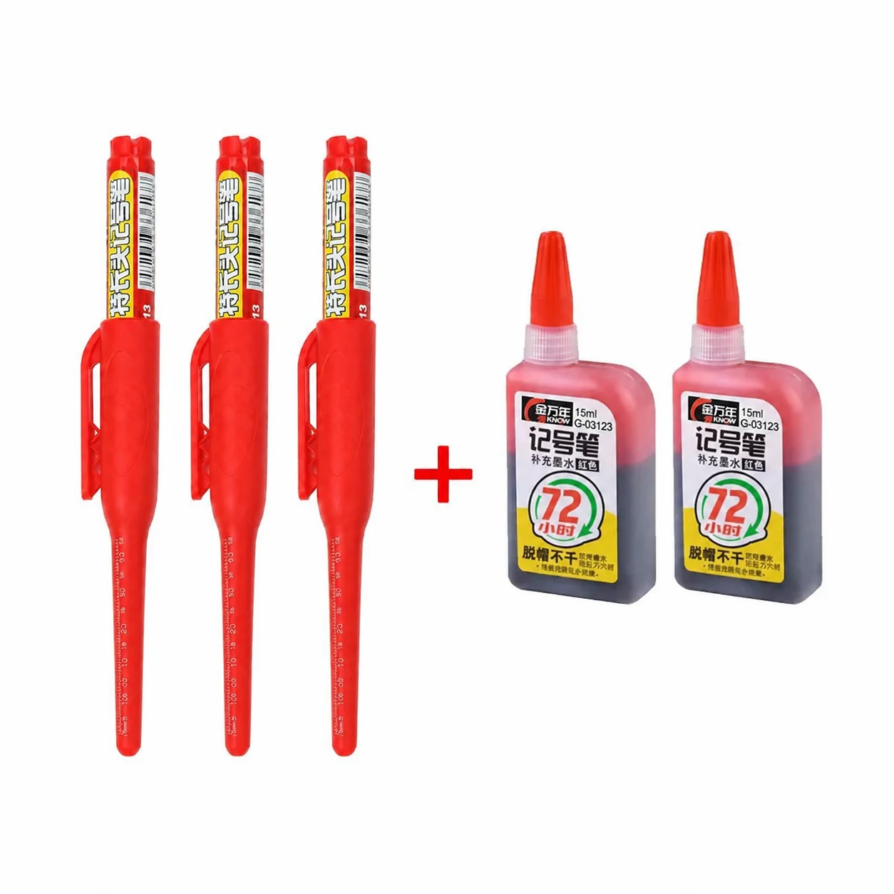 1–6 Stück, 45 Mm, Wasserdicht, Lange Kopfspitze, Tiefloch-Marker, Fliesen-Tischler-Stift, Mehrzweck Für Die Holzbearbeitung, Schwarze/Blaue/Rote Tinte 1–6 Stück, 45 Mm, Wasserdicht, Lange Kopfspitze, Tiefloch-Marker, Fliesen-Tischler-Stift, Mehrzweck Für Die Holzbearbeitung, Schwarze/Blaue/Rote Tinte - Image 29
