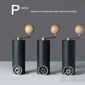 Kingrinder P1 P2 Manuelle Kaffeemühle Handmühle Präzisionshandbuch Italienische handgebrühte Kaffeebohnen tragbare Haushaltsmühle