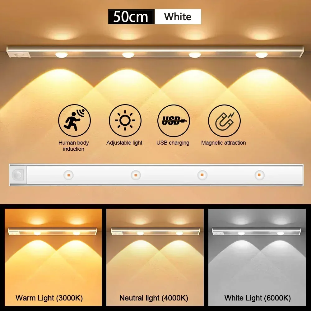 Led Schrank Nachtlicht Motion Sensor Drahtlose Ultra Dünne Unter Schrank Lampe Für Küche Schlafzimmer Kleiderschrank Innen Beleuchtung Led Schrank Nachtlicht Motion Sensor Drahtlose Ultra Dünne Unter Schrank Lampe Für Küche Schlafzimmer Kleiderschrank Innen Beleuchtung - Image 9