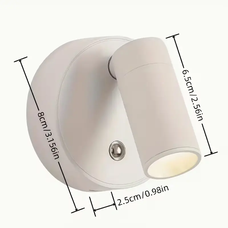 Wiederaufladbare Kabellose Magnetische Intelligente Nachtleuchte Einstellbare Farbe Wandlampe Geeignet Für Schlafzimmer Schrank Dekorationsbeleuchtung Innenbereich Wiederaufladbare Kabellose Magnetische Intelligente Nachtleuchte Einstellbare Farbe Wandlampe Geeignet Für Schlafzimmer Schrank Dekorationsbeleuchtung Innenbereich - Image 6