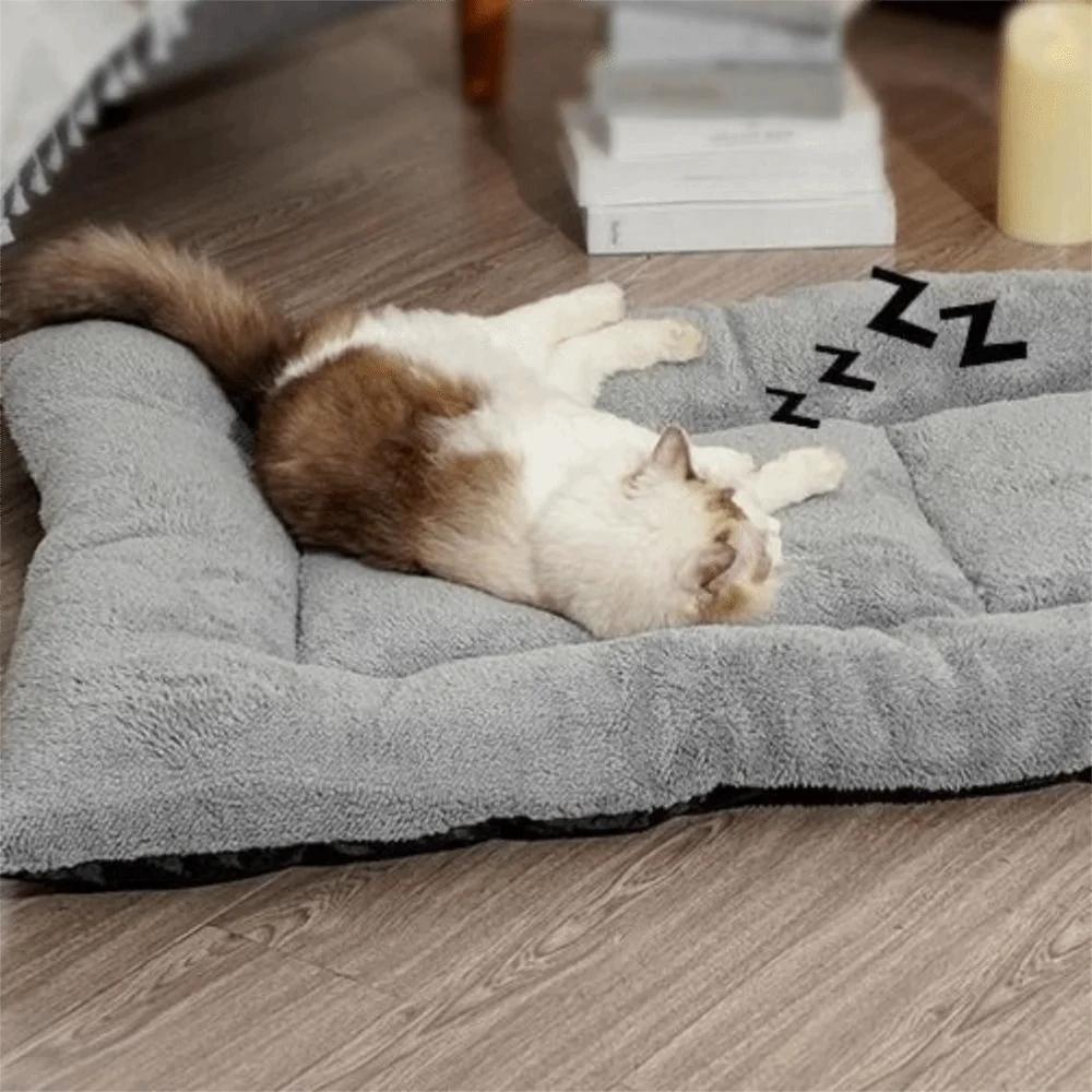 Warm Dog Bed Mat Surrounding Style Super Soft Pet Plush Pad Comfortable Non-Slip Cat Cage Mattress For Cats And Dogs Warm Dog Bed Mat Surrounding Style Super Soft Pet Plush Pad Comfortable Non-Slip Cat Cage Mattress For Cats And Dogs - Image 8