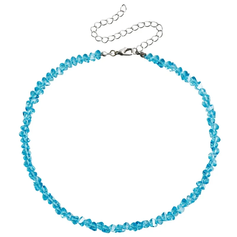 Transparent Crystal Irregular Beaded Choker Necklace For Women Korean Collarbone Clavicle Chain On The Neck Collar Jewelry Transparent Crystal Irregular Beaded Choker Necklace For Women Korean Collarbone Clavicle Chain On The Neck Collar Jewelry - Image 17