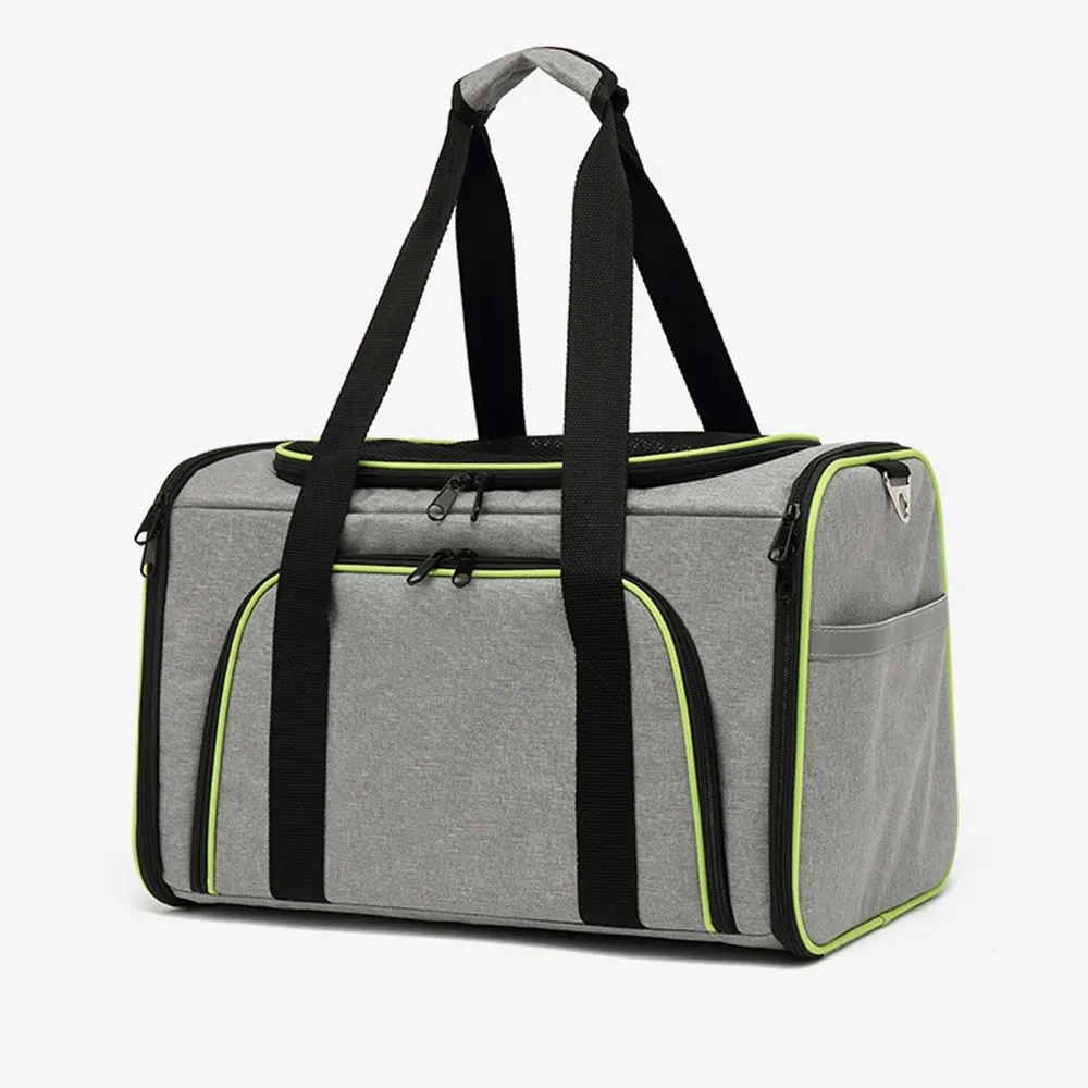 Pet Carriers Bag Portable Breathable Foldable Bag Cat Dog Carrier Bags Outgoing Outdoor Travel Pets Cats Handbag Safety Zippers Pet Carriers Bag Portable Breathable Foldable Bag Cat Dog Carrier Bags Outgoing Outdoor Travel Pets Cats Handbag Safety Zippers - Image 3