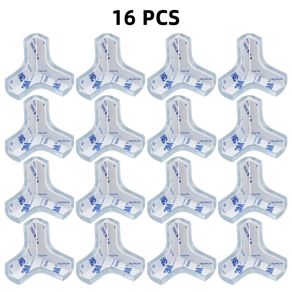 Baby Safety Silicone Table Corner Protector Furniture Edge Protection Cover Transparent Children Anti Collision Edge Guards Baby Safety Silicone Table Corner Protector Furniture Edge Protection Cover Transparent Children Anti Collision Edge Guards - Image 12
