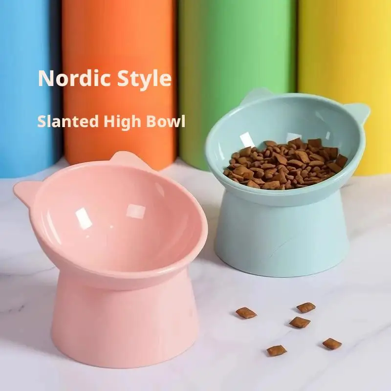 Tilted Cat Food Bowl Anti Vomiting Orthopedic Elevated Cat Dish Whisker Friendly Ceramic Pet Feeder For Small Pets Tilted Cat Food Bowl Anti Vomiting Orthopedic Elevated Cat Dish Whisker Friendly Ceramic Pet Feeder For Small Pets - Image 16