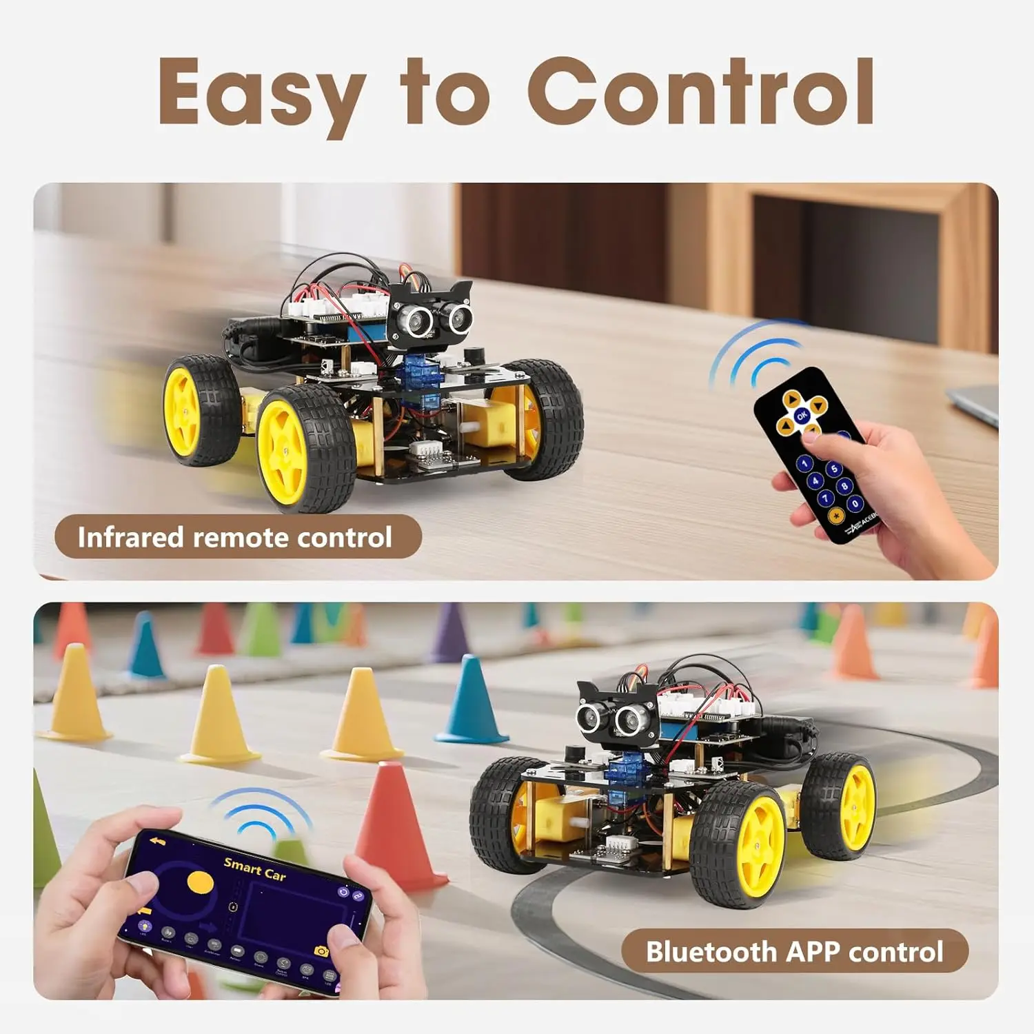 Acebott Robotik-Set Für Kinder – Arduino Roboter-Auto Mit Scratch Und App-Steuerung Acebott Robotik-Set Für Kinder – Arduino Roboter-Auto Mit Scratch Und App-Steuerung - Image 5