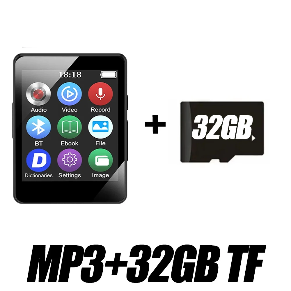 Tragbarer Mp3-Player Mit Bluetooth 5.0 – Mini-Musikplayer Mit Bildschirm, Avi-Videowiedergabe, Fm-Radio, Aufnahmefunktion Und Sport-Design Tragbarer Mp3-Player Mit Bluetooth 5.0 – Mini-Musikplayer Mit Bildschirm, Avi-Videowiedergabe, Fm-Radio, Aufnahmefunktion Und Sport-Design - Image 10