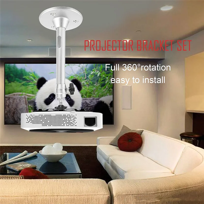 Tragbare Projektorhalterung 360° – Drehbare Decken- Und Wandhalterung Aus Aluminium Für Hy260 Pro &Amp; Hy320 Projektoren Tragbare Projektorhalterung 360° – Drehbare Decken- Und Wandhalterung Aus Aluminium Für Hy260 Pro &Amp; Hy320 Projektoren - Image 3