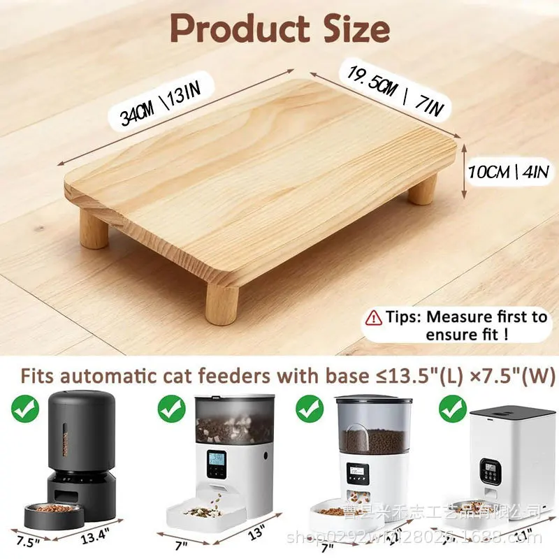 Cat Food Stand For Automatic Feeder&Amp;Tradition Bowls,Elevated Cat Food Table Station,Relieves Spine And Joints Noticeably On Pets Cat Food Stand For Automatic Feeder&Amp;Tradition Bowls,Elevated Cat Food Table Station,Relieves Spine And Joints Noticeably On Pets - Image 13