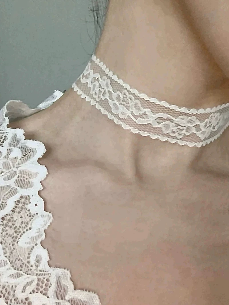 2026 New Black Sexy Lace Flower Necklace For Women Harajuku Gothic Short Choker Collar Necklace Party Female Neck Accessories 2026 New Black Sexy Lace Flower Necklace For Women Harajuku Gothic Short Choker Collar Necklace Party Female Neck Accessories - Image 3