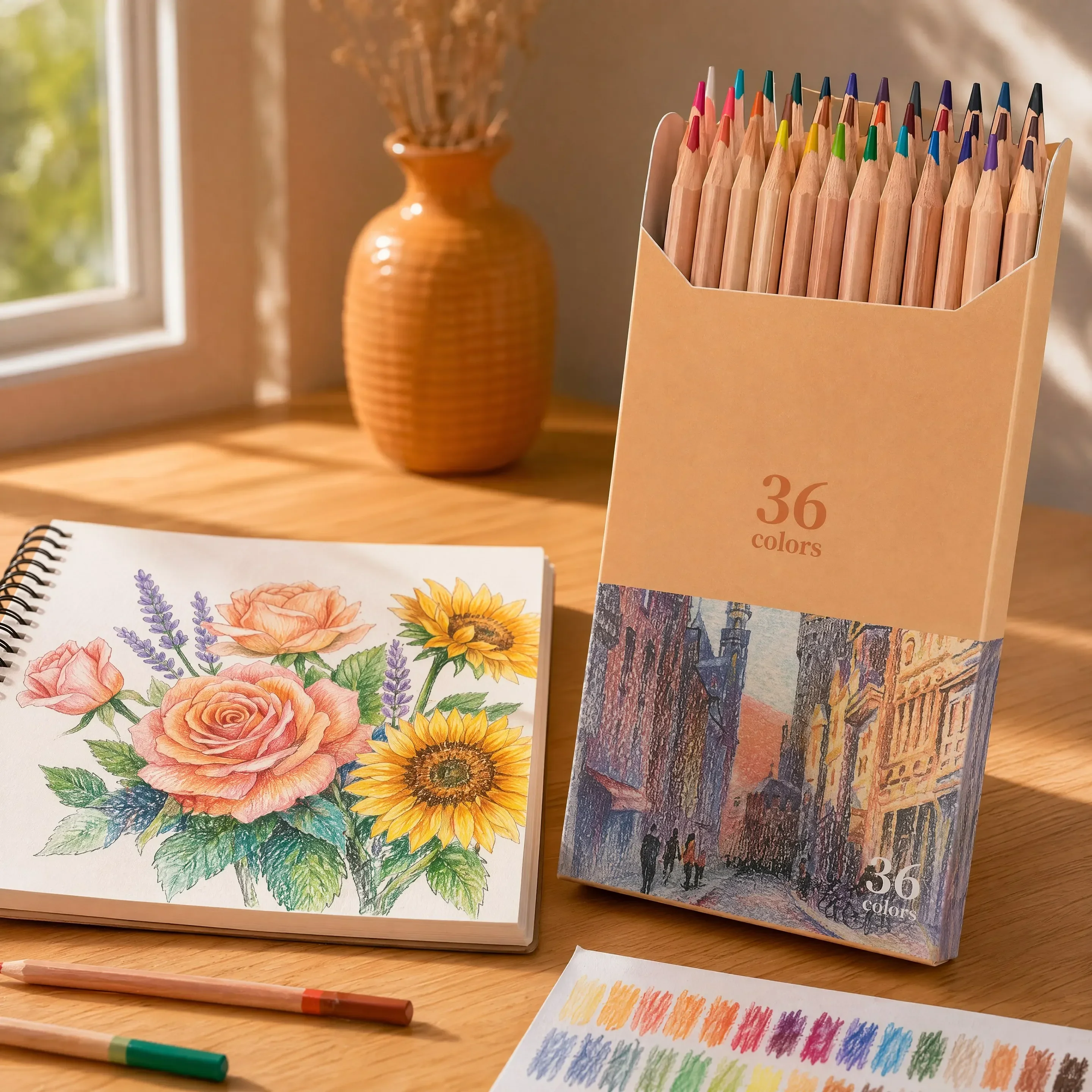 Aquarellbuntstifte Set – Weiche Mine Mit Lebendigen Farben Zum Ausmalen Und Zeichnen Für Erwachsene Aquarellbuntstifte Set – Weiche Mine Mit Lebendigen Farben Zum Ausmalen Und Zeichnen Für Erwachsene - Image 12