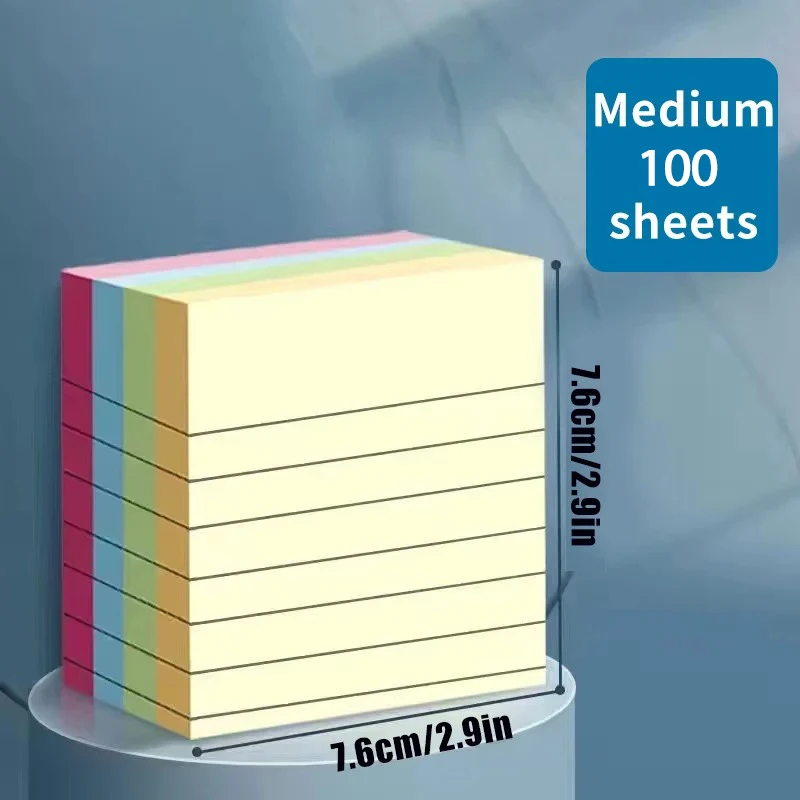 200 Blatt Line Haftnotizen, 4 Farben, Tragbarer Notizmarker Für Studenten, Zum Schreiben Von Haftnotizen, Selbstklebend, Einfach Anzuwenden 200 Blatt Line Haftnotizen, 4 Farben, Tragbarer Notizmarker Für Studenten, Zum Schreiben Von Haftnotizen, Selbstklebend, Einfach Anzuwenden - Image 8