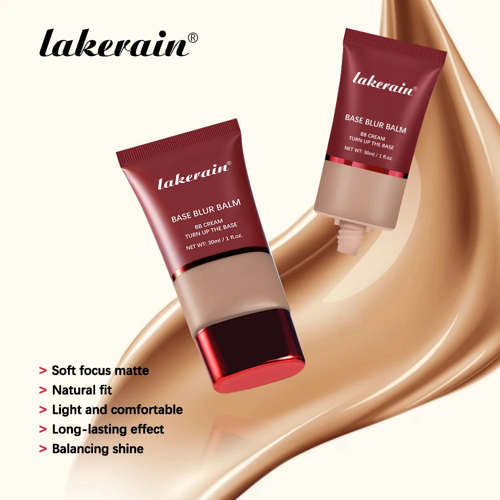 Matte Foundation Base Blur Soft Focus Matte Full Coverage Natural Fit Gesichts-Make-Up Leichter, Langanhaltender Concealer Bb-Creme Matte Foundation Base Blur Soft Focus Matte Full Coverage Natural Fit Gesichts-Make-Up Leichter, Langanhaltender Concealer Bb-Creme - Image 3
