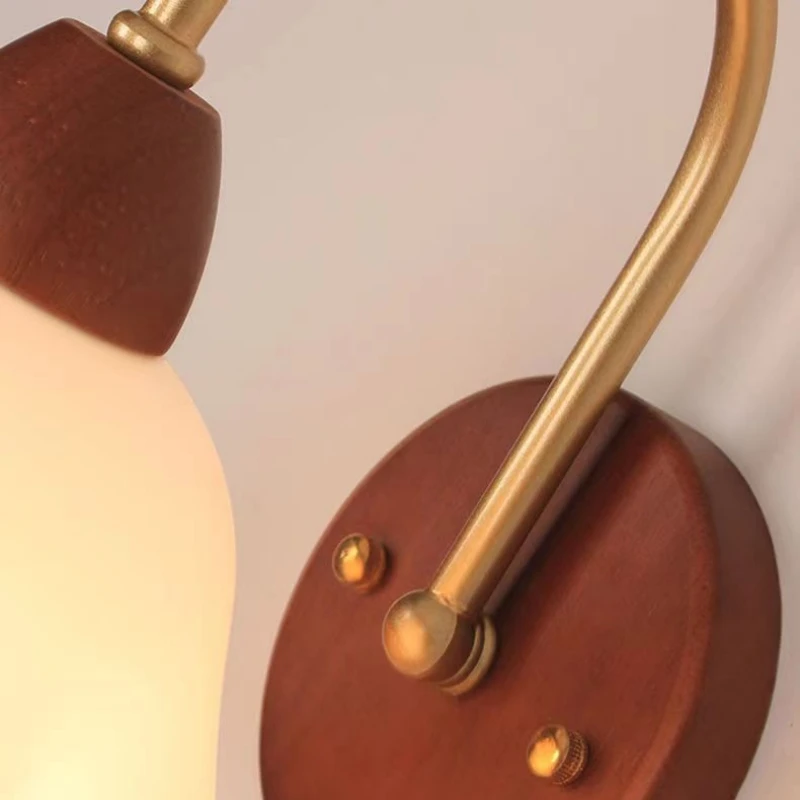 Moderne Innenwandleuchte, Geeignet Für Schlafzimmer, Nachttisch, Wohnzimmer, Heimdekoration, Leuchte Aus Holz, Vintage-Led-Wandleuchten Moderne Innenwandleuchte, Geeignet Für Schlafzimmer, Nachttisch, Wohnzimmer, Heimdekoration, Leuchte Aus Holz, Vintage-Led-Wandleuchten - Image 6