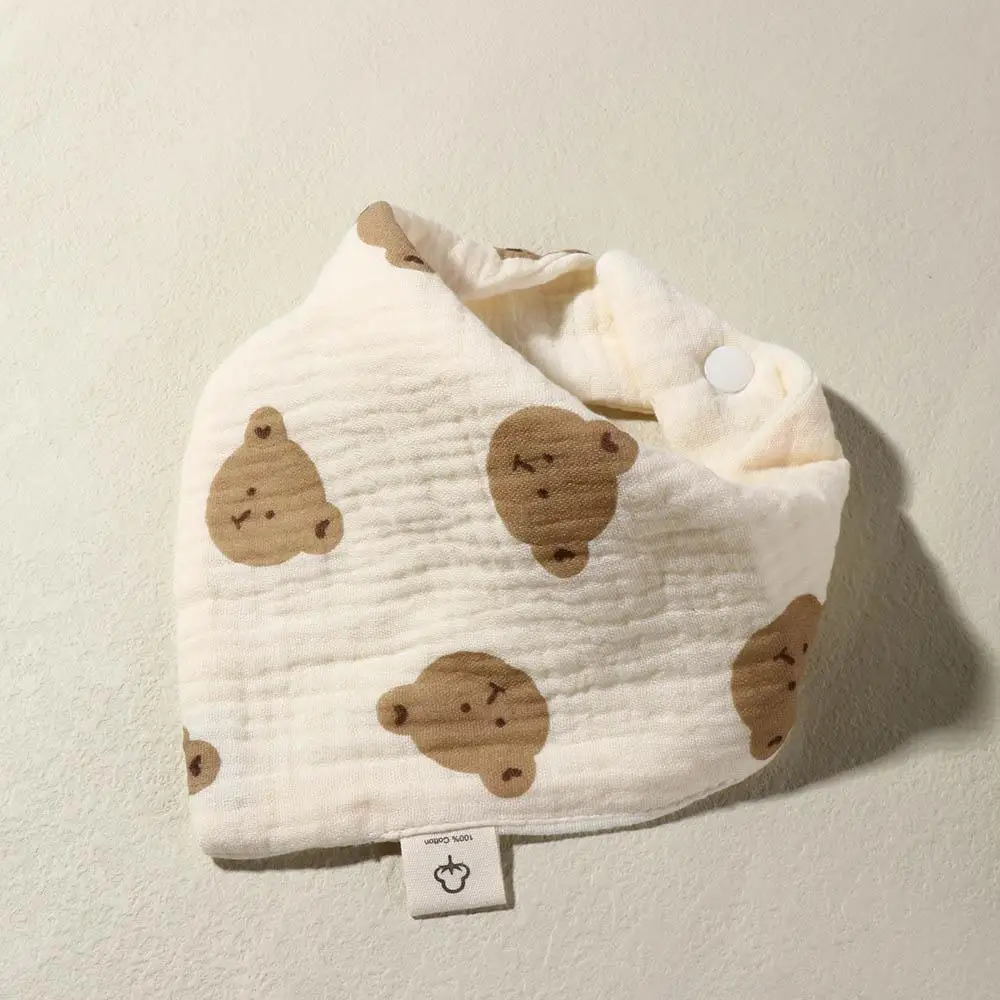 Baby Drool Bibs Printing Baby Muslin Bibs Cotton Solid Color Saliva Towel Ruffle Snap Button Burp Cloths Newbron Baby Drool Bibs Printing Baby Muslin Bibs Cotton Solid Color Saliva Towel Ruffle Snap Button Burp Cloths Newbron - Image 18