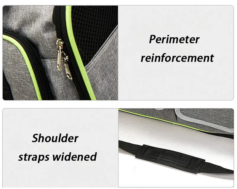 Pet Carriers Bag Portable Breathable Foldable Bag Cat Dog Carrier Bags Outgoing Outdoor Travel Pets Cats Handbag Safety Zippers Pet Carriers Bag Portable Breathable Foldable Bag Cat Dog Carrier Bags Outgoing Outdoor Travel Pets Cats Handbag Safety Zippers - Image 25