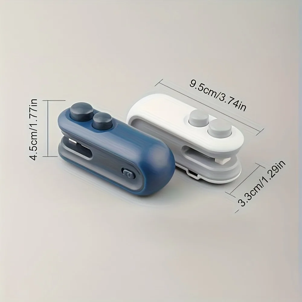 2-Teiliges Mini-Beutelversiegelungs-Set: Usb-Aufladbarer Handlicher Heißversiegler Für Chips &Amp; Snacks. Tragbares Lebensmittelkonservierungsset Mit Kabel 2-Teiliges Mini-Beutelversiegelungs-Set: Usb-Aufladbarer Handlicher Heißversiegler Für Chips &Amp; Snacks. Tragbares Lebensmittelkonservierungsset Mit Kabel - Image 6
