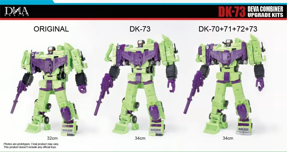 With Bonus! Dna Dk-73 Deva Combiner Upgrade Kits For Studio Series Ss86 Devastator Abs Model Injection Molded Accessories With Bonus! Dna Dk-73 Deva Combiner Upgrade Kits For Studio Series Ss86 Devastator Abs Model Injection Molded Accessories - Image 2