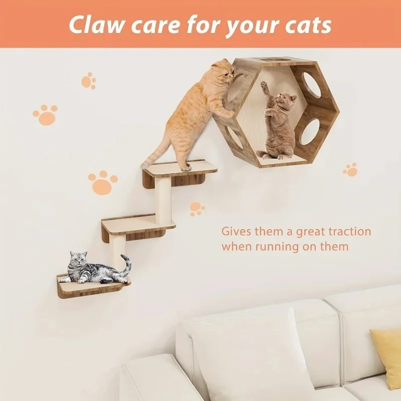 30X100Cm Self-Adhesive Customizable Cat Scratching Mat - Protects Furniture &Amp; Promotes Healthy Claws 30X100Cm Self-Adhesive Customizable Cat Scratching Mat - Protects Furniture &Amp; Promotes Healthy Claws - Image 4
