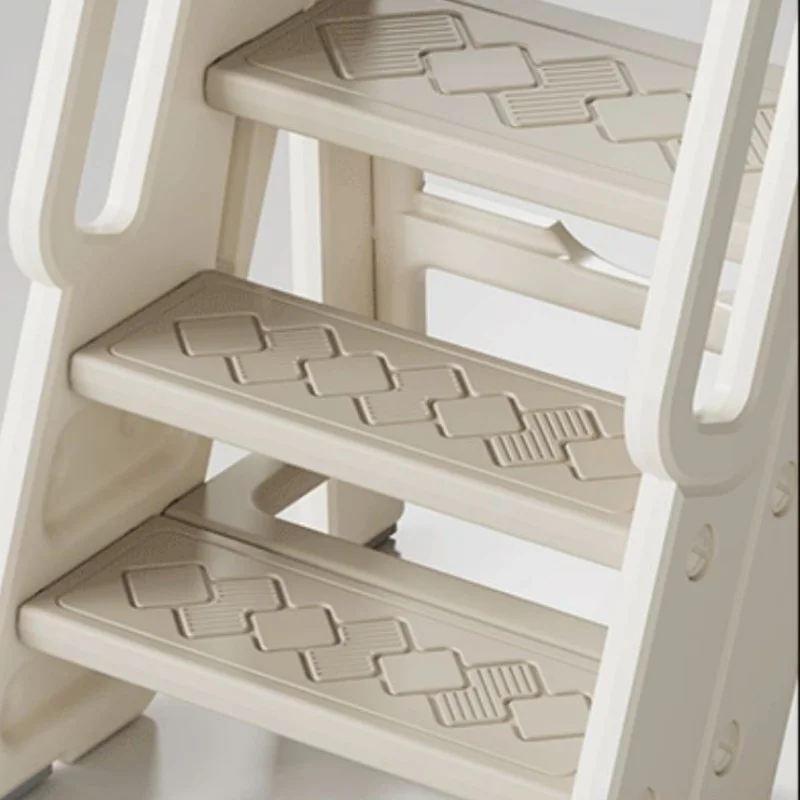 3-Step Bathroom Stool Children'S Step Stool Kids Foldable Stool With Handles Anti-Slip For Kids Toddler Non-Slip Ladder 3-Step Bathroom Stool Children'S Step Stool Kids Foldable Stool With Handles Anti-Slip For Kids Toddler Non-Slip Ladder - Image 6