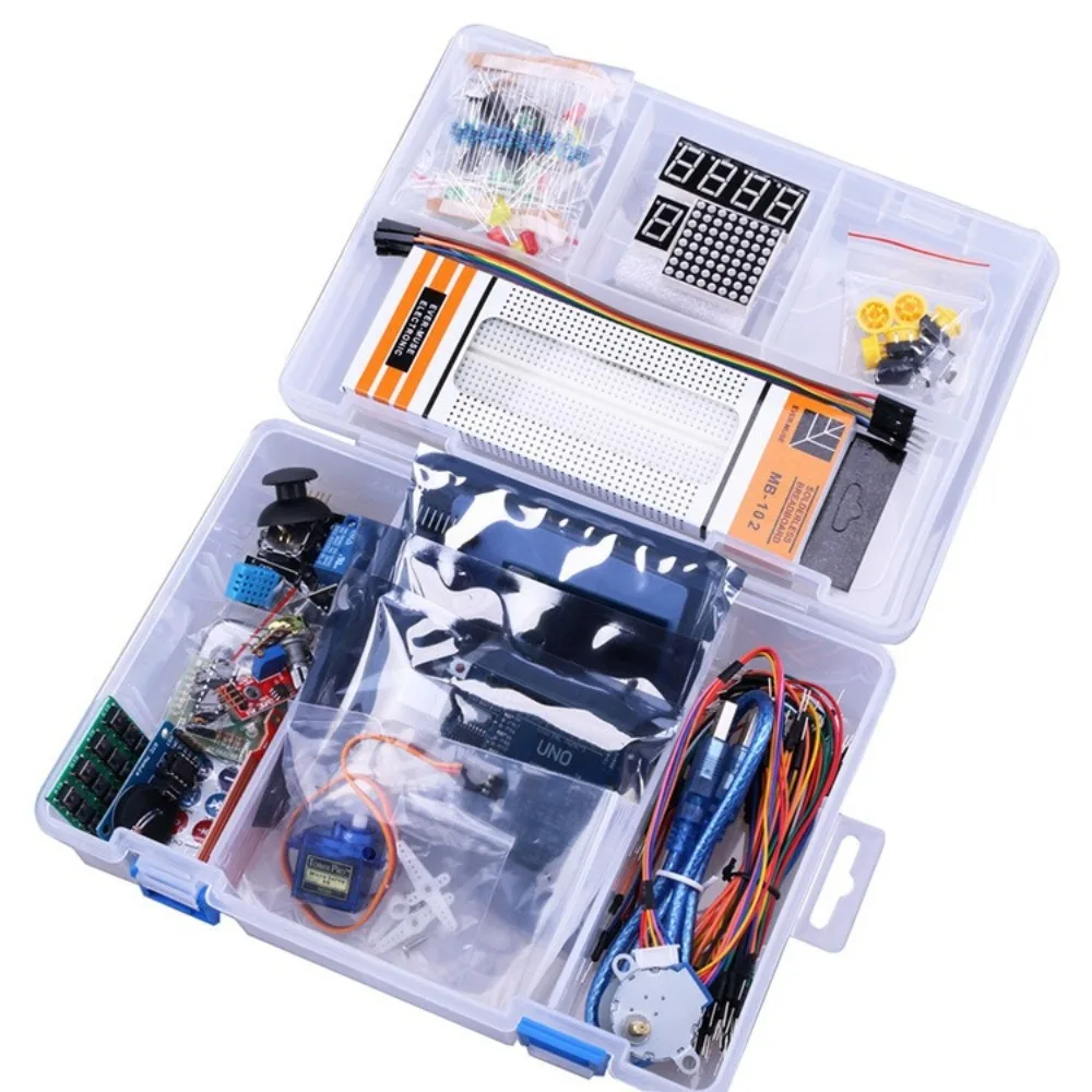 Arduino Uno R3 Starterkit Mit Rfid Rc522 &Amp; Schrittmotortreiber – Diy-Set Für Smart Home, Automatisierung Und Elektronikprojekte Arduino Uno R3 Starterkit Mit Rfid Rc522 &Amp; Schrittmotortreiber – Diy-Set Für Smart Home, Automatisierung Und Elektronikprojekte - Image 2