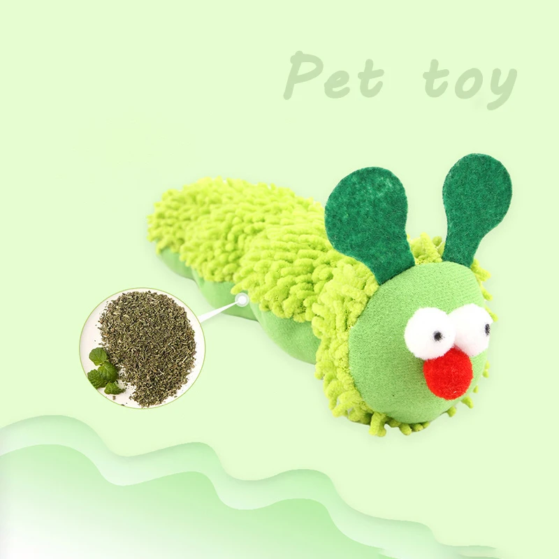Cat Chew Toys Caterpillar Catnip Molar Toy Silvervine Cat Teaser Interaction Toy Clean Mouth Kitten Toy Pet Supplies Accessories Cat Chew Toys Caterpillar Catnip Molar Toy Silvervine Cat Teaser Interaction Toy Clean Mouth Kitten Toy Pet Supplies Accessories - Image 3