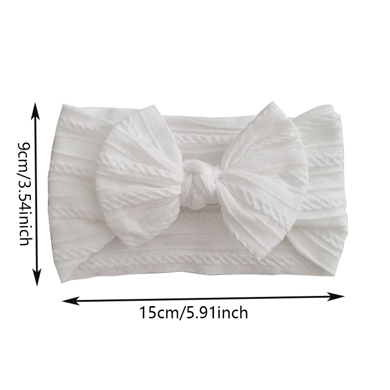 1/3 Stück Einfarbiges Baby-Stirnband Mit Schleife Kinder-Haarband Elastisches Nylon Neugeborenen-Weicher Turban Kopfwickel Kinder-Haaraccessoires 1/3 Stück Einfarbiges Baby-Stirnband Mit Schleife Kinder-Haarband Elastisches Nylon Neugeborenen-Weicher Turban Kopfwickel Kinder-Haaraccessoires - Image 3