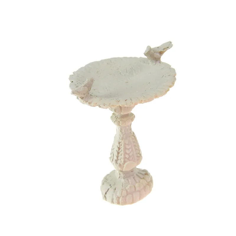 1:12 Dolls House Miniature Fairy Garden Furniture Resin Bird Bath Fountain Decor 1:12 Dolls House Miniature Fairy Garden Furniture Resin Bird Bath Fountain Decor - Image 3