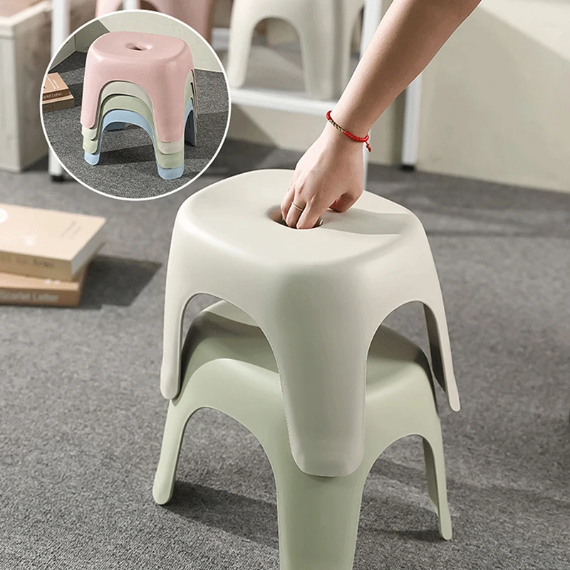 Bathroom Stools Shoe Stools Household Plastic Stool Thickened Stackable Small Benches Fishing Stool Children'S Low Stool Bathroom Stools Shoe Stools Household Plastic Stool Thickened Stackable Small Benches Fishing Stool Children'S Low Stool - Image 11