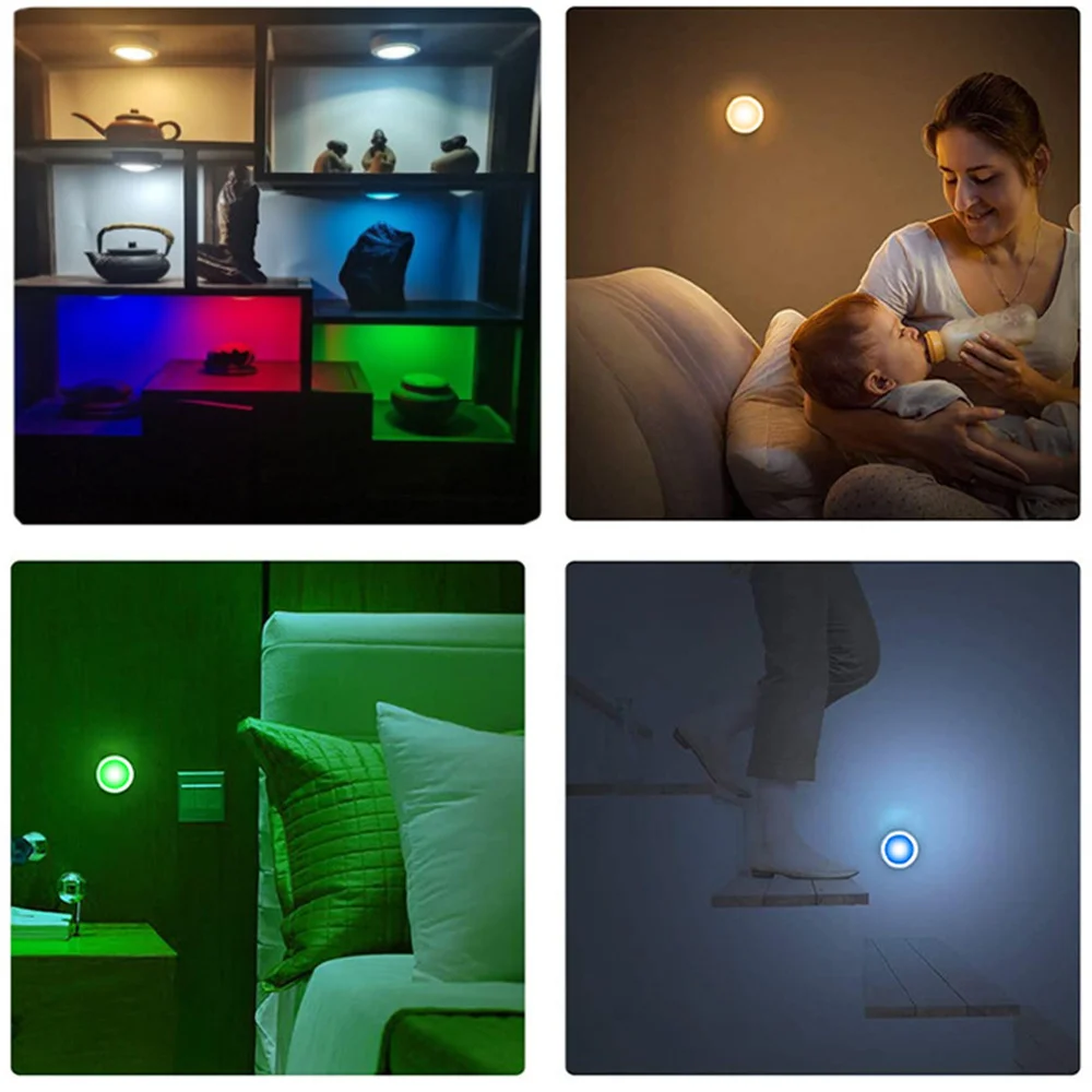 Rgb Led Unterschrankleuchten Mit Fernbedienung – Kabellose, Dimmbare Batterieleuchten Für Küche Und Zuhause Rgb Led Unterschrankleuchten Mit Fernbedienung – Kabellose, Dimmbare Batterieleuchten Für Küche Und Zuhause - Image 6