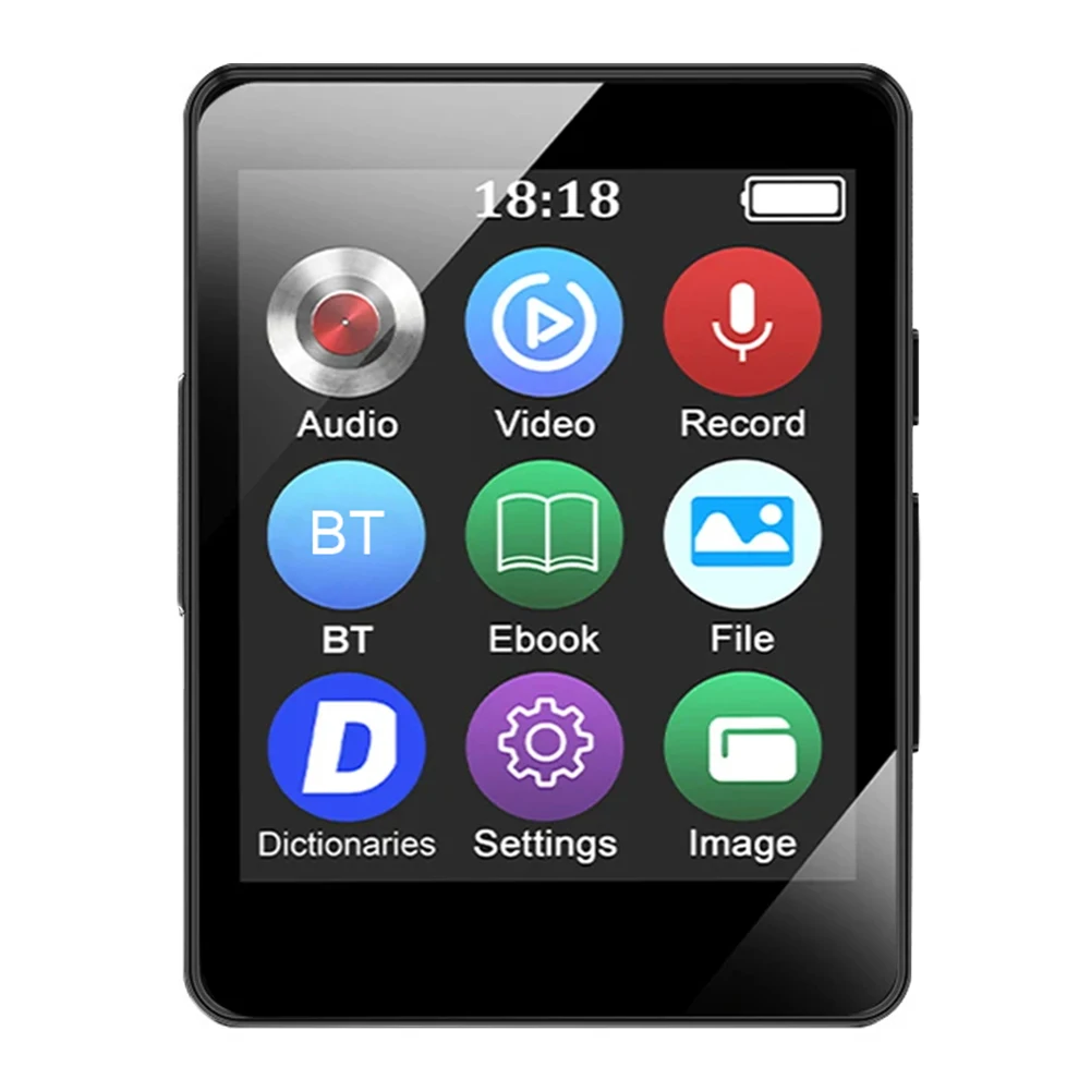 Tragbarer Hifi-Mp3-Player Mit Bluetooth 5.0 – Mini-Musikplayer Mit Tft-Bildschirm, Mp4-Videowiedergabe, Fm-Radio Und Aufnahmefunktion Tragbarer Hifi-Mp3-Player Mit Bluetooth 5.0 – Mini-Musikplayer Mit Tft-Bildschirm, Mp4-Videowiedergabe, Fm-Radio Und Aufnahmefunktion - Image 7