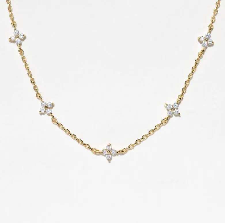 Neue Design Winzige Blaue Blume Halskette Für Frauen Gold Farbe Nette Anhänger Halskette Trendy Weibliche Geburtstag Schmuck Bijoux Geschenk Neue Design Winzige Blaue Blume Halskette Für Frauen Gold Farbe Nette Anhänger Halskette Trendy Weibliche Geburtstag Schmuck Bijoux Geschenk - Image 8
