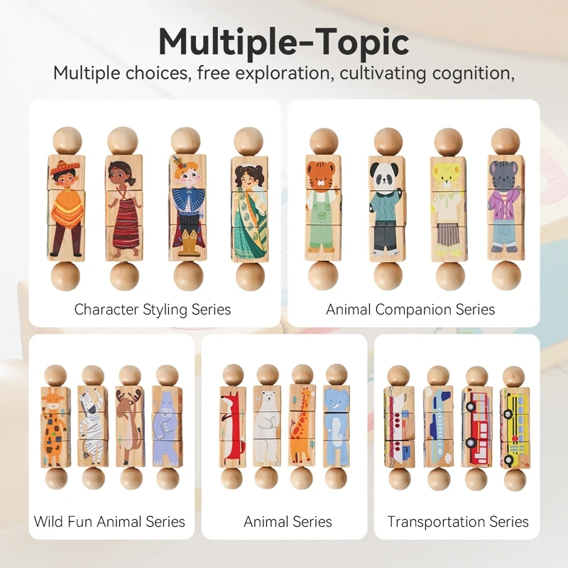 Baby Wooden Rotating Jigsaw Puzzle Hand Bell Toy Montessori Educational Sensory Cognition Toys Wooden Music Rattle Toy Baby Gift Baby Wooden Rotating Jigsaw Puzzle Hand Bell Toy Montessori Educational Sensory Cognition Toys Wooden Music Rattle Toy Baby Gift - Image 3