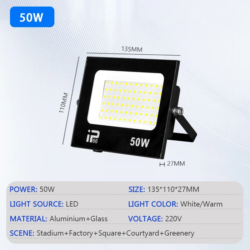 Outdoor Led Strahler Ip66 – 10–200W Flutlicht Für Garten, Hof, Veranda Und Wege Outdoor Led Strahler Ip66 – 10–200W Flutlicht Für Garten, Hof, Veranda Und Wege - Image 10