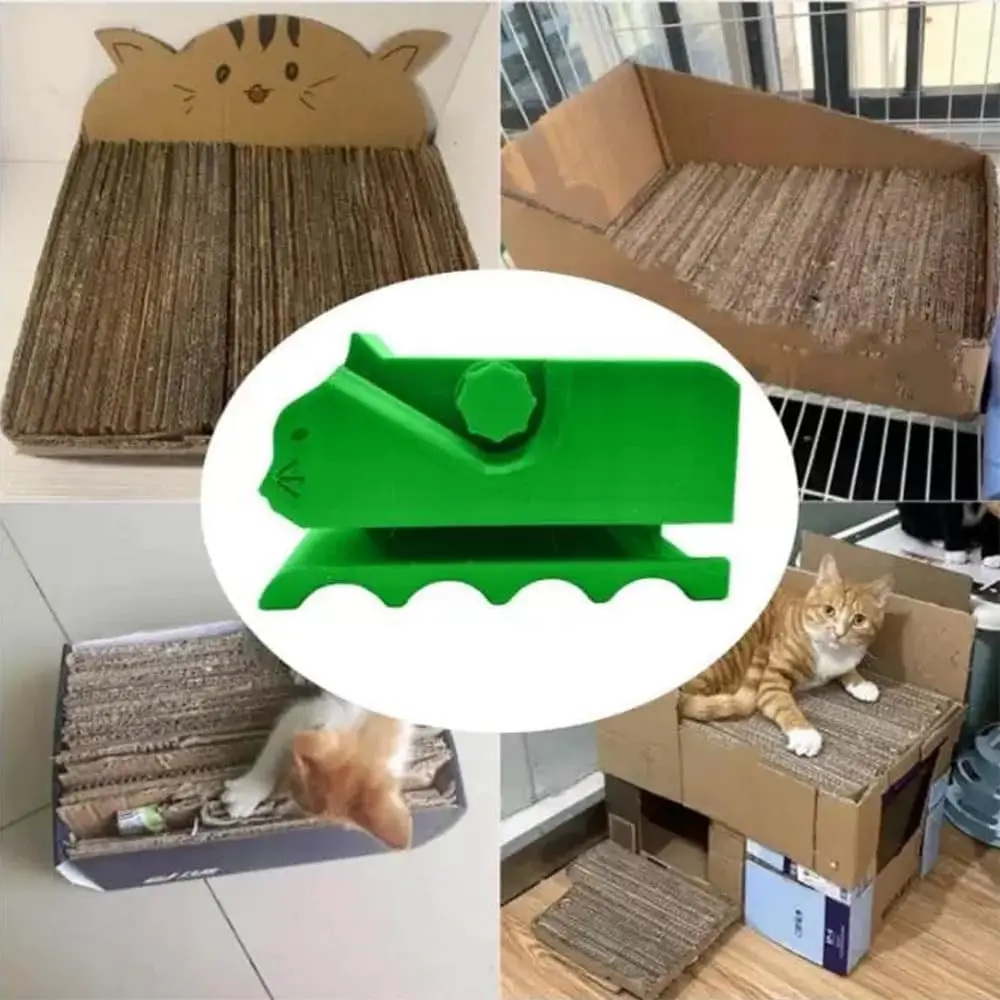 Cardboard Cutting Machine Cat Scratchers Homemade Cardboard Cutter 3D Printing Strip Stripper Plastic Handicraft Diy Home Tools Cardboard Cutting Machine Cat Scratchers Homemade Cardboard Cutter 3D Printing Strip Stripper Plastic Handicraft Diy Home Tools - Image 3