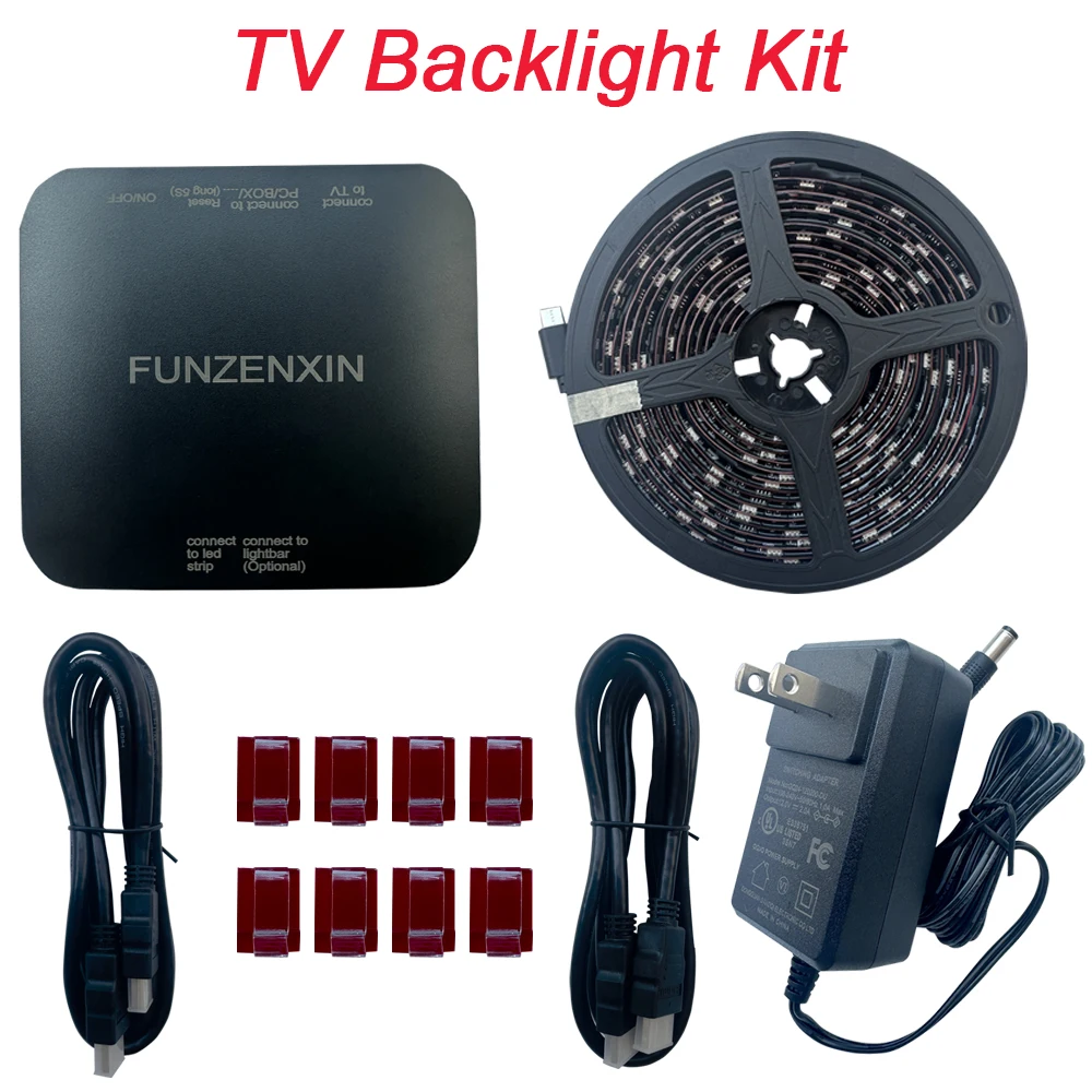 Neue Smart Ambilight Tv Led-Hintergrundbeleuchtung Phantasie Led 4K Hdmi Gerät Sync Box Ws2811 Led Streifen Rgbic Für Pc/Ps4 Xbox 24-85 Zoll Bildschirm Neue Smart Ambilight Tv Led-Hintergrundbeleuchtung Phantasie Led 4K Hdmi Gerät Sync Box Ws2811 Led Streifen Rgbic Für Pc/Ps4 Xbox 24-85 Zoll Bildschirm - Image 3