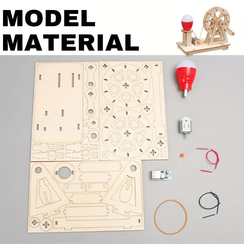 Wooden Kids Educational Toys Diy Physical Science Model Experiment Handmade Small Production Assembly Craft Technology Project Wooden Kids Educational Toys Diy Physical Science Model Experiment Handmade Small Production Assembly Craft Technology Project - Image 5
