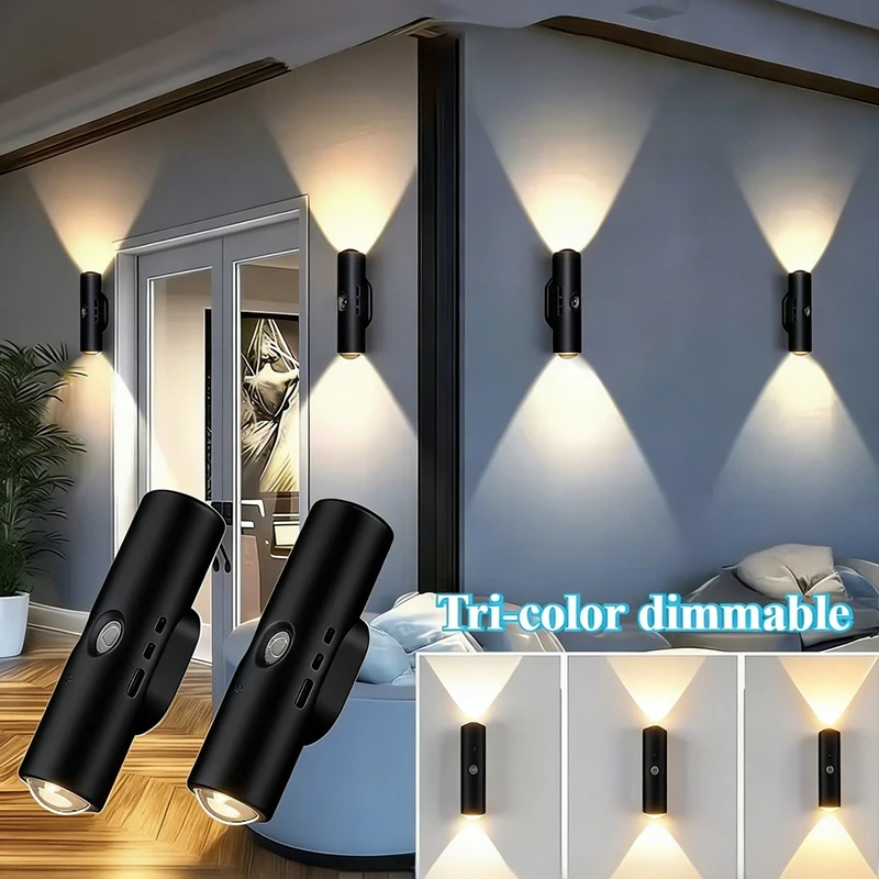 Intelligente Sensor-Wandleuchte Usb-Aufladbar Bewegungsmelder Nachtlicht Led Magnetischer Strahler Für Schlafzimmer Flur Treppe Intelligente Sensor-Wandleuchte Usb-Aufladbar Bewegungsmelder Nachtlicht Led Magnetischer Strahler Für Schlafzimmer Flur Treppe